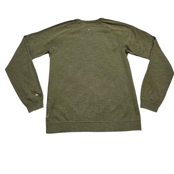 Rag & Bone Mens Standard Issue Crewneck Sweatshirt Top Green Size Small - Picture 3 of 6